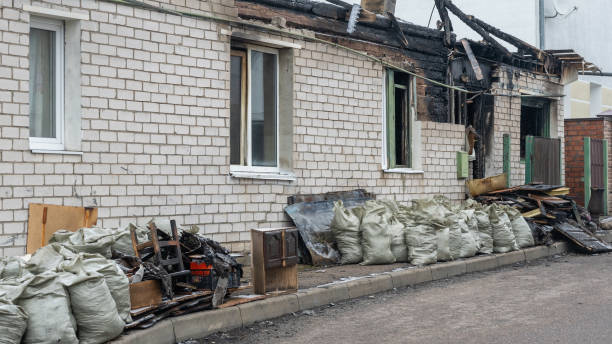 Professional Emergency Fire Cleanup technician working in Bethesda, OH